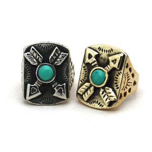 CROSSED ARROWS RING #2