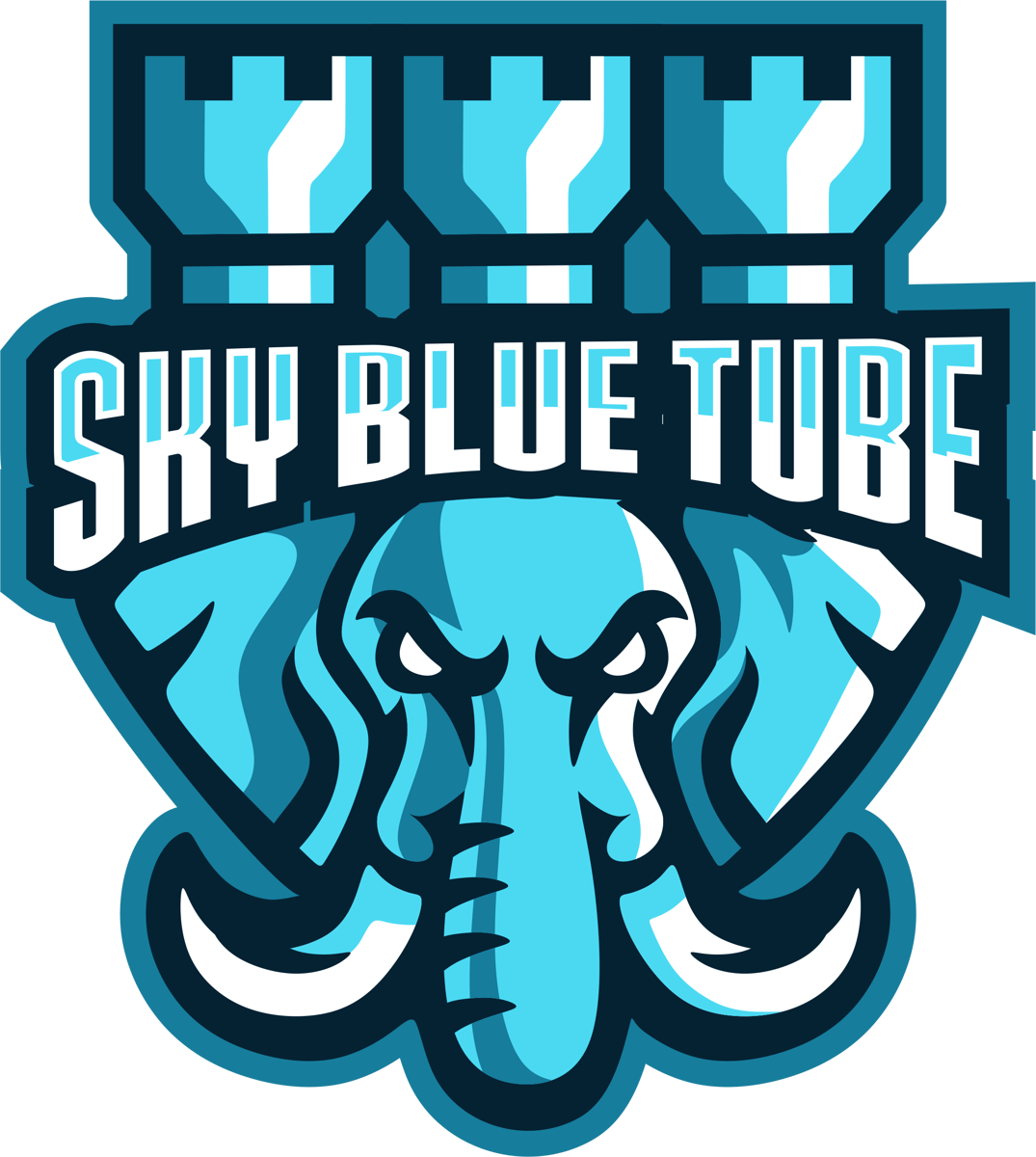 Sky Blue Tube