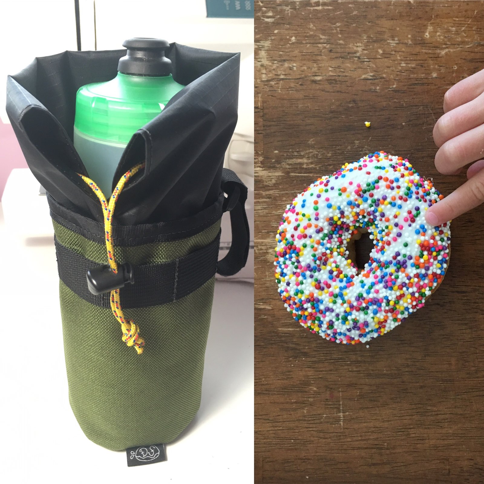 donut sack bike bags