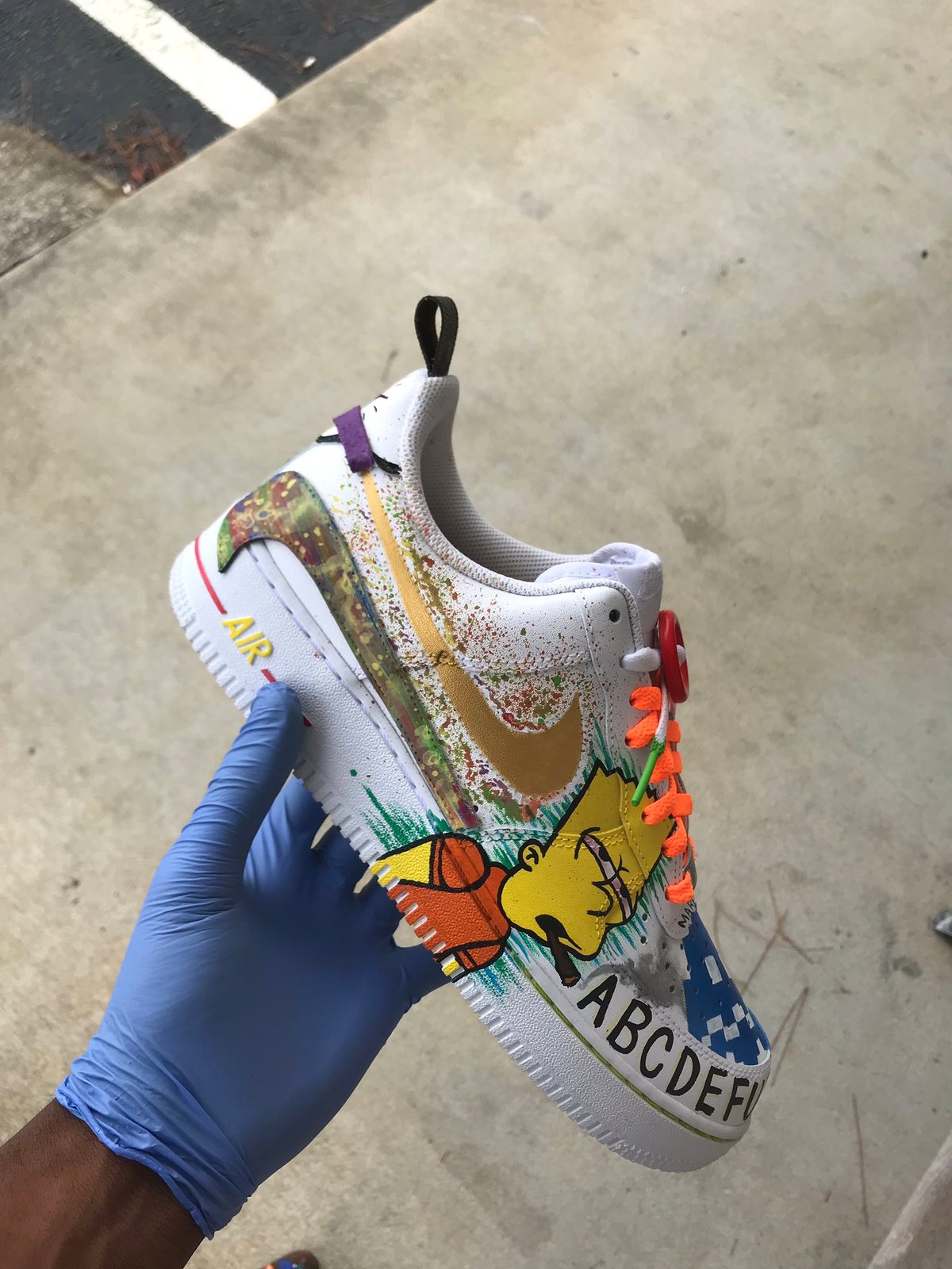 air force 1 van gogh