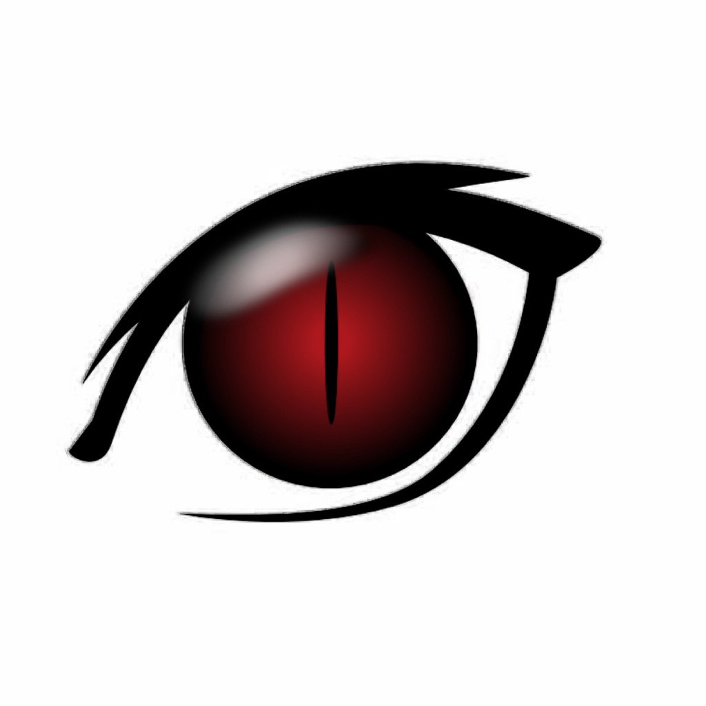 Красные глаза аниме