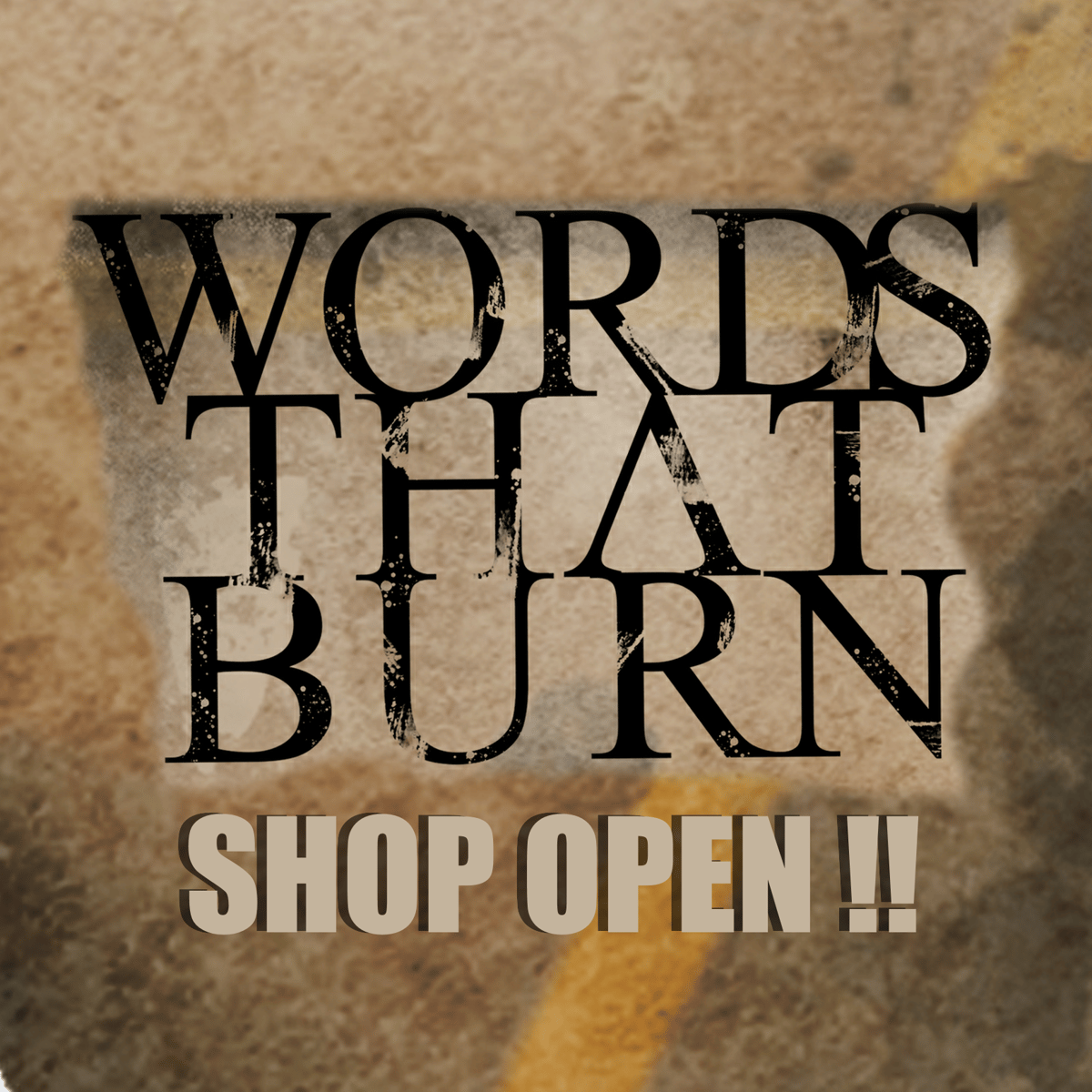 Words That Burn Shop