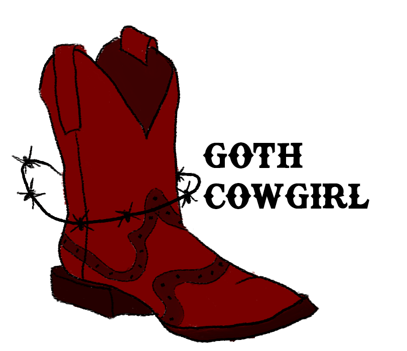 goth cowgirl boots