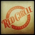 / Red Circle Letterpress