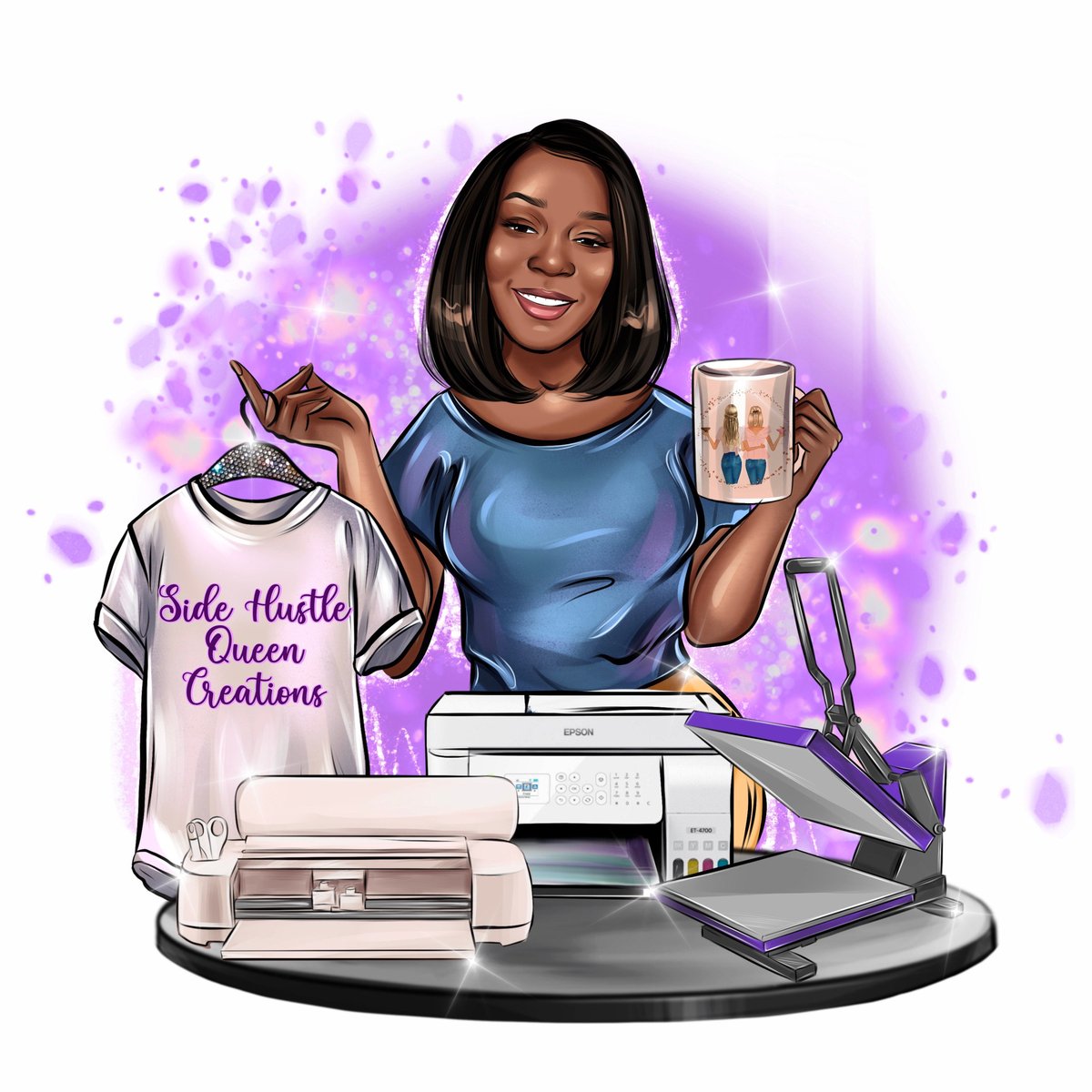 Mom Tumblers  Side Hustle Queen Creations