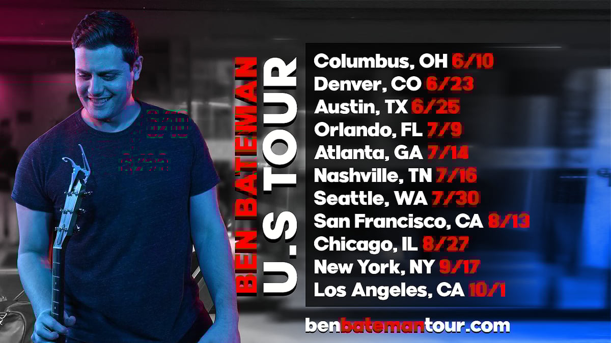 Ben Bateman 2022 Tour