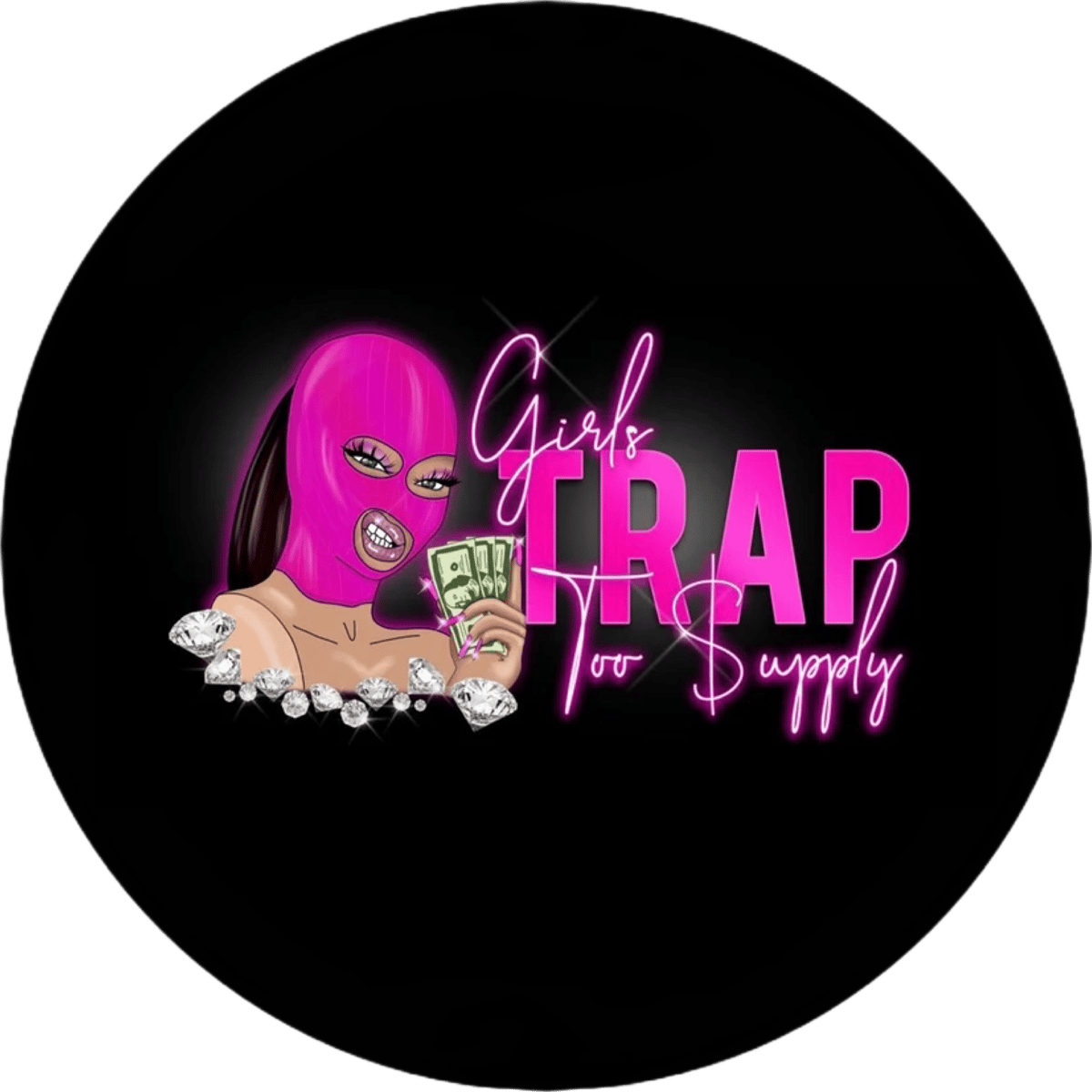 Black & White CC Bag  Girls Trap Too Supply