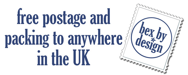 Banner showing free postage and packing in the UK