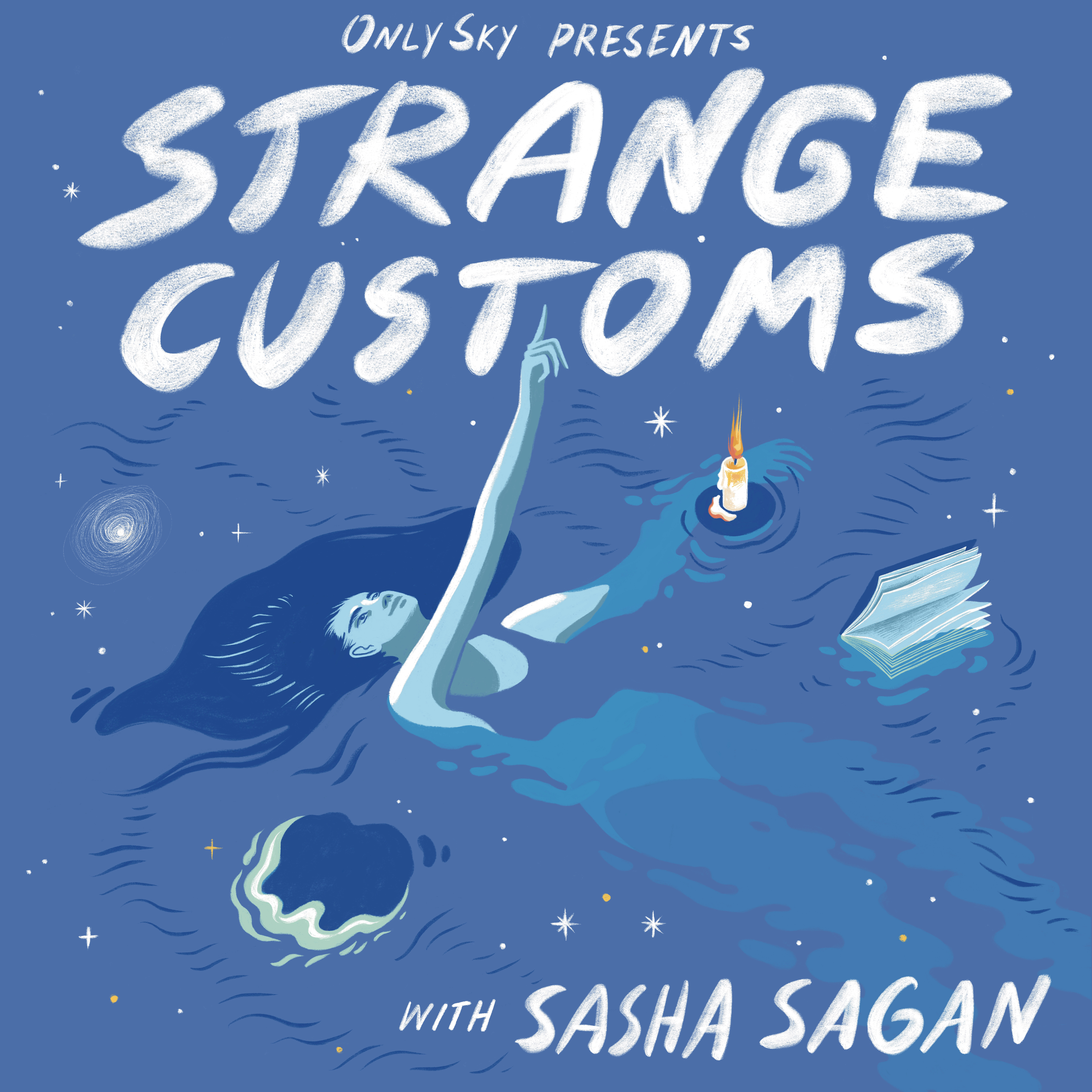 Illustration for Strange Customs with Sasha Sagan by OnlySky Media
