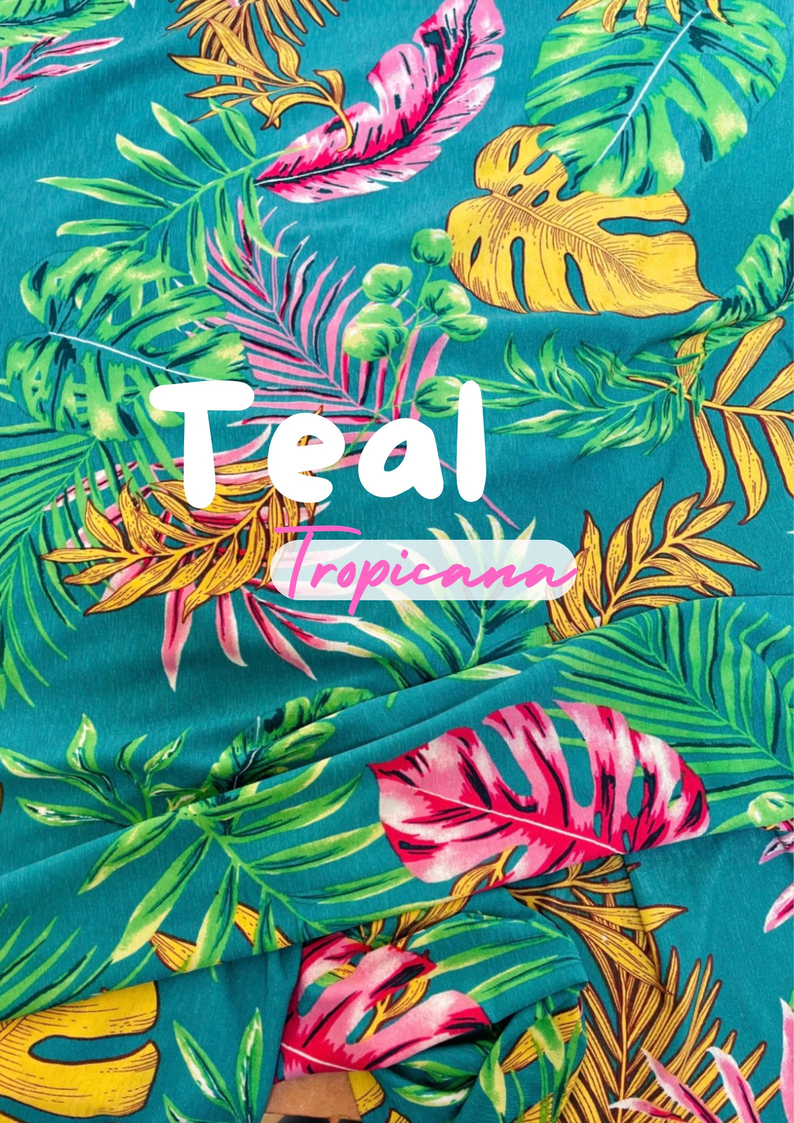 Jilly's fashion Teal tropicana