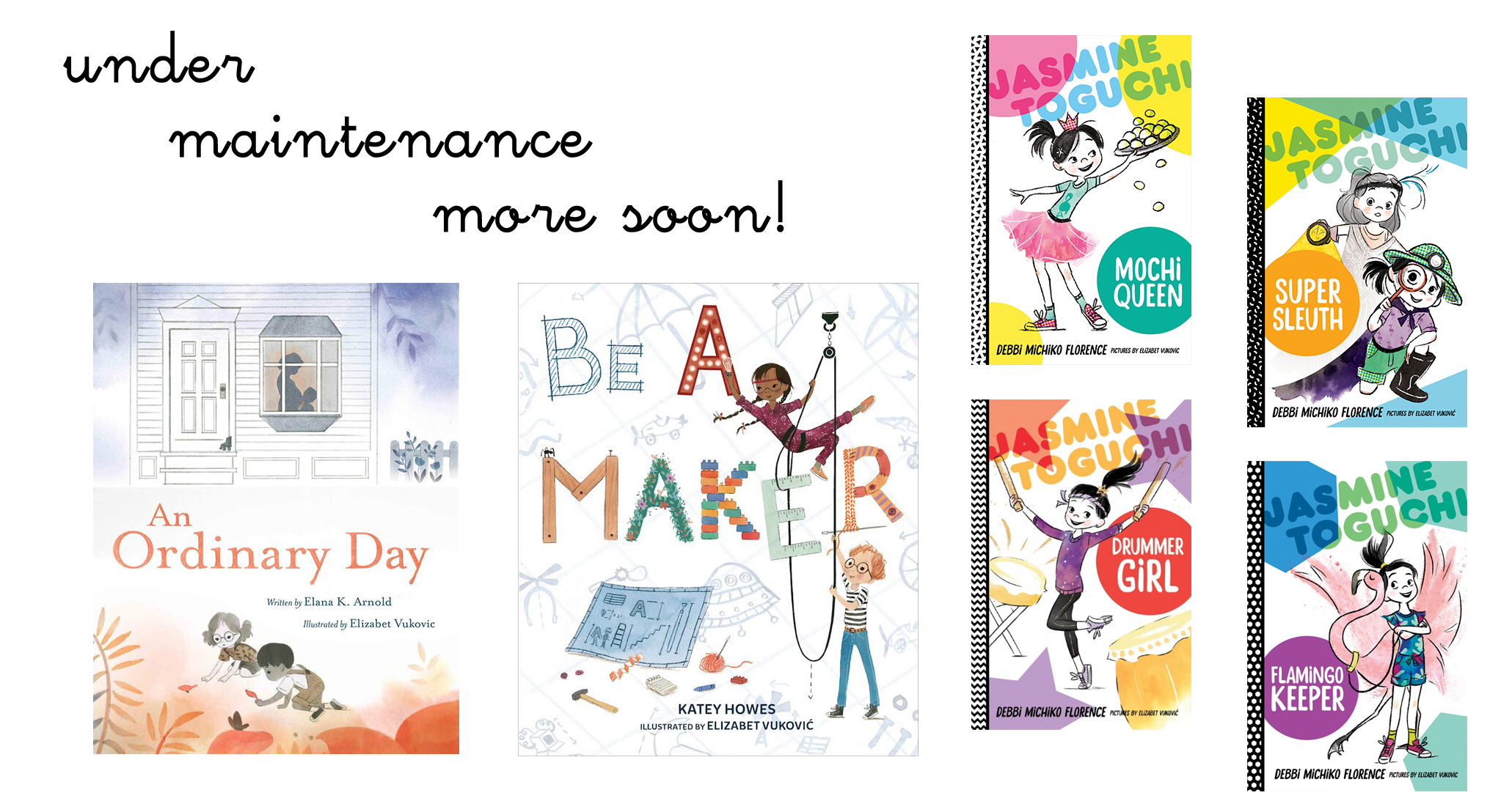 Books illustrated by Elizabet Vukovic, page is under maintenance