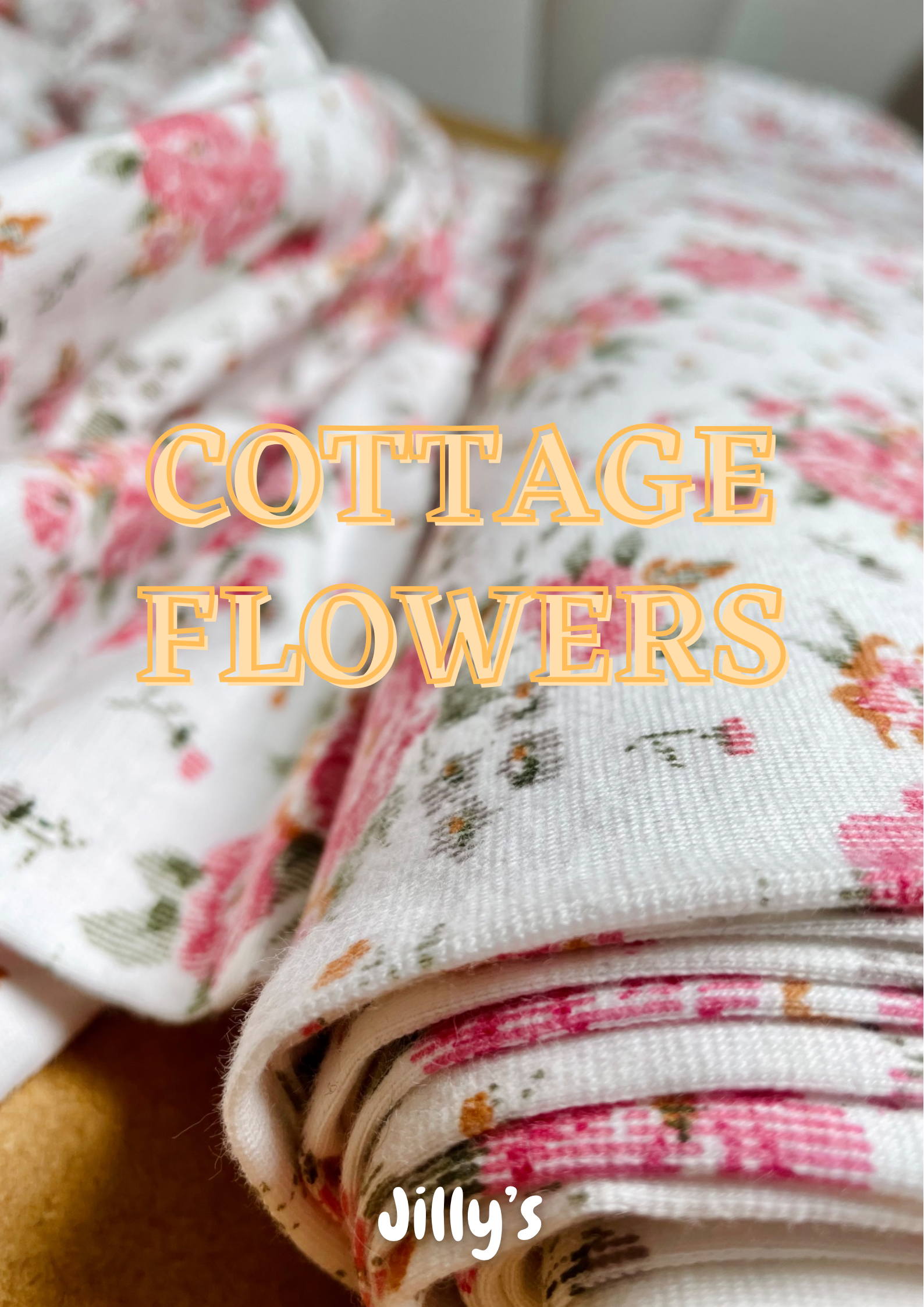 jillys fashion cottage flowers fabric