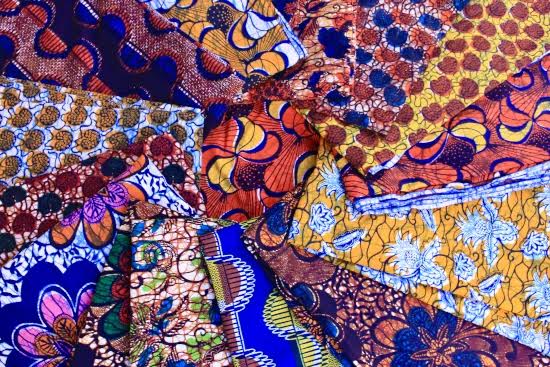 kitenge Ankara African wax print fabric for sale bright colors