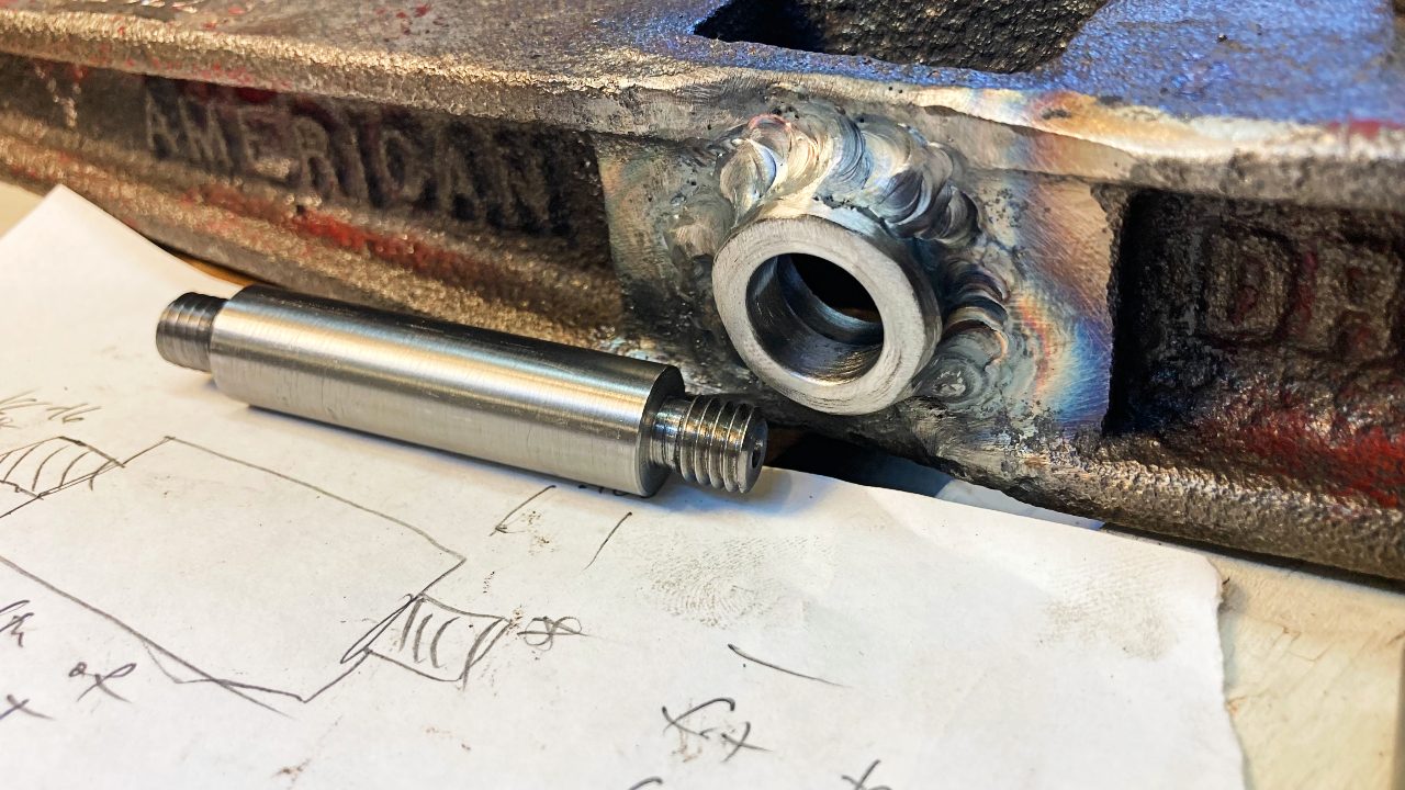 Welded Rocker Arm Repair