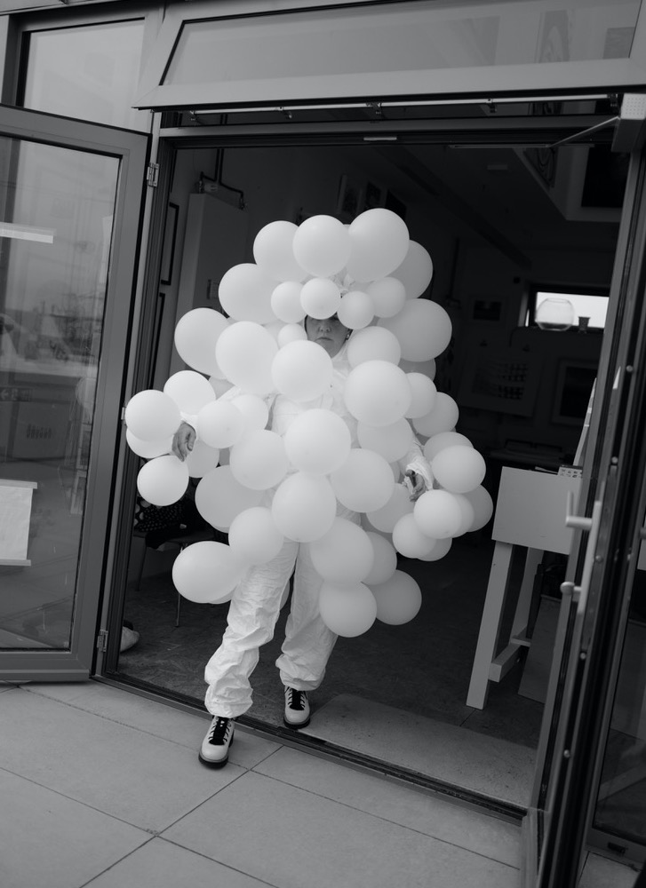 Bubble Woman Leaves Her Studio