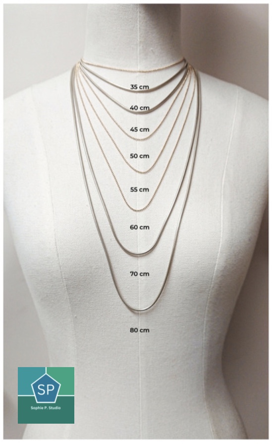 Necklaces length and fitting on the chest