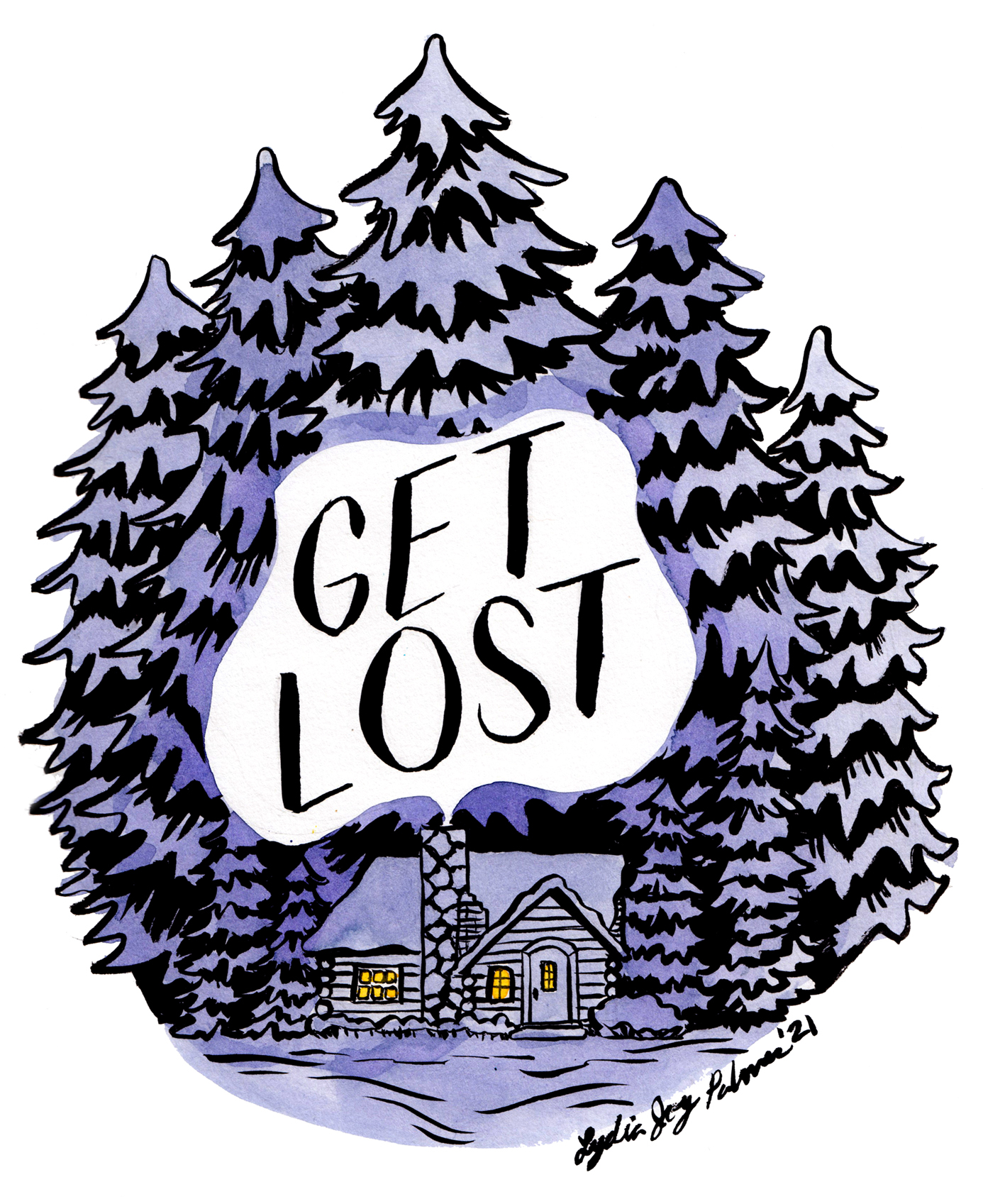Get Lost Illustration
