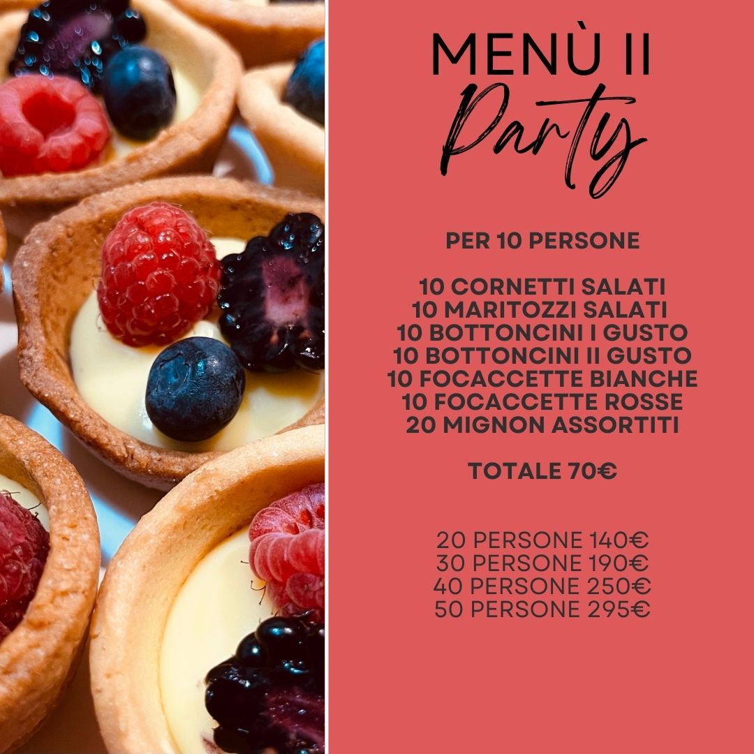 Menù Party