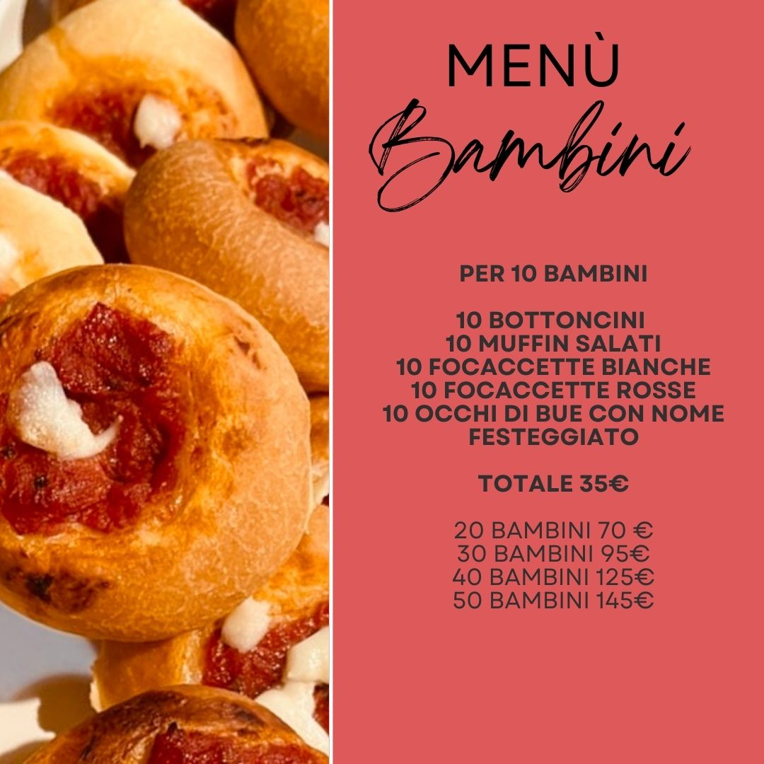 Menù Bambini