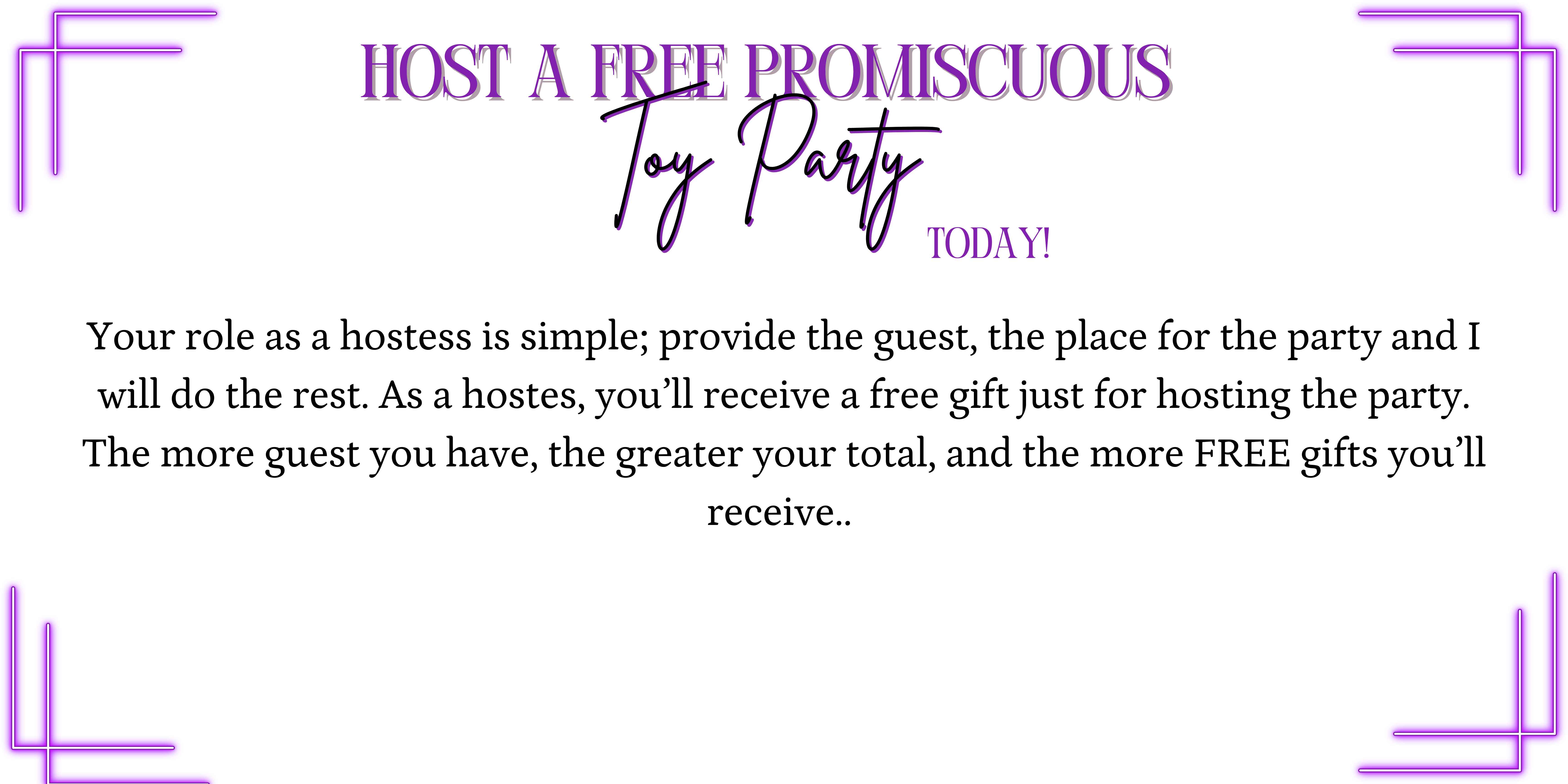 Toy Party PROMISCUOUS ADULT STORE