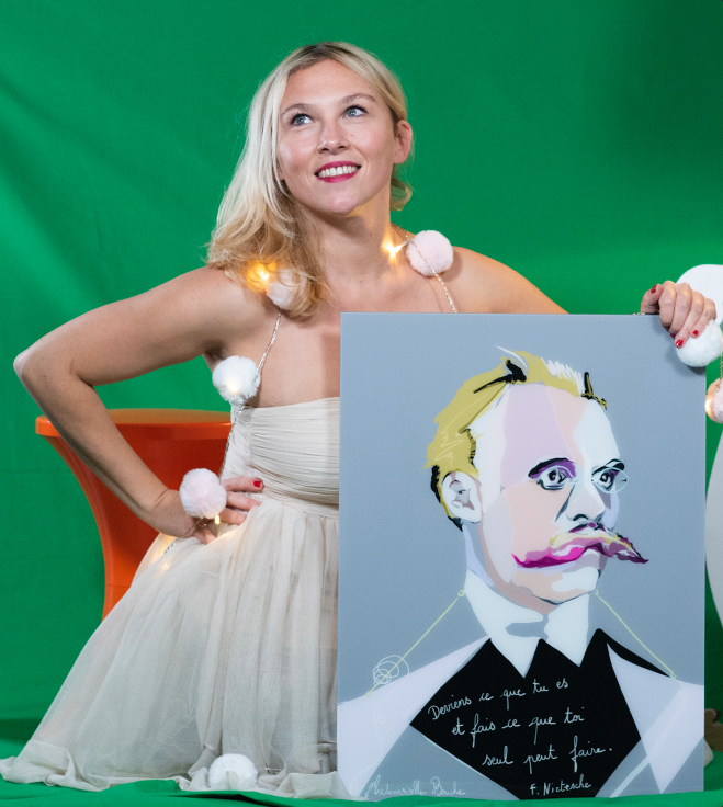 Portrait de Nietzsche by Mademoiselle Bouche