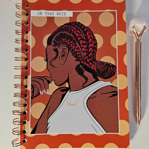 The pure planner collaboration with Elusive Artiste Notebooks - On That Note 1