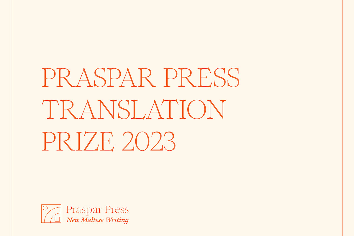 Praspar Press Translation Prize 2023 announcement