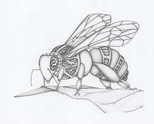 Mech Bee - Ink