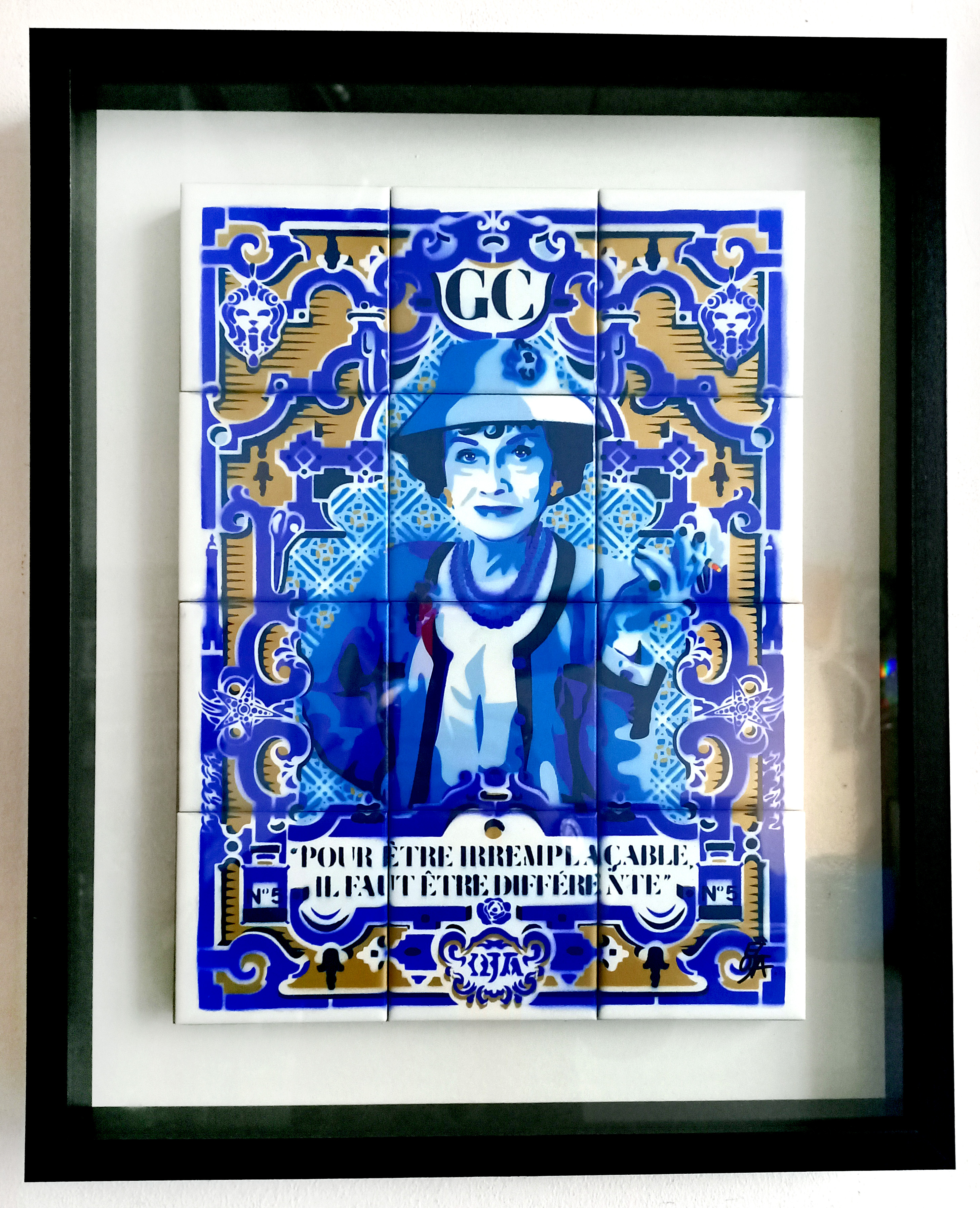 OJA Painting Gabrielle Chanel 30 x 40 cm