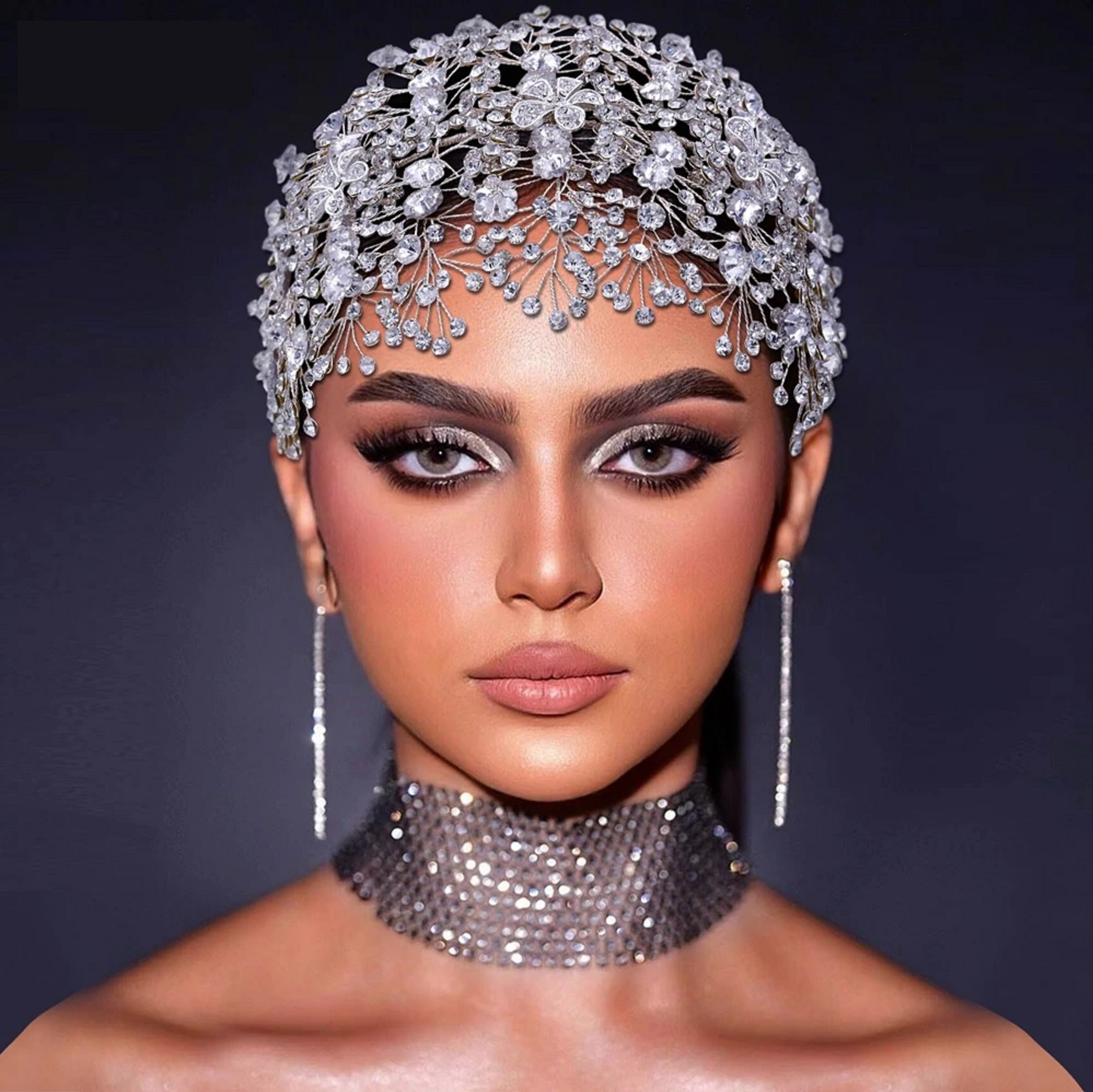 Crystal Bridal Headpiece Tierra Hair Decoration