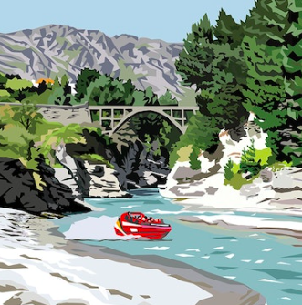 SHOTOVER RIVER AND JET, QUEENSTOWN NZ