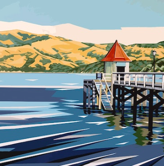 AKAROA WHARF, NZ