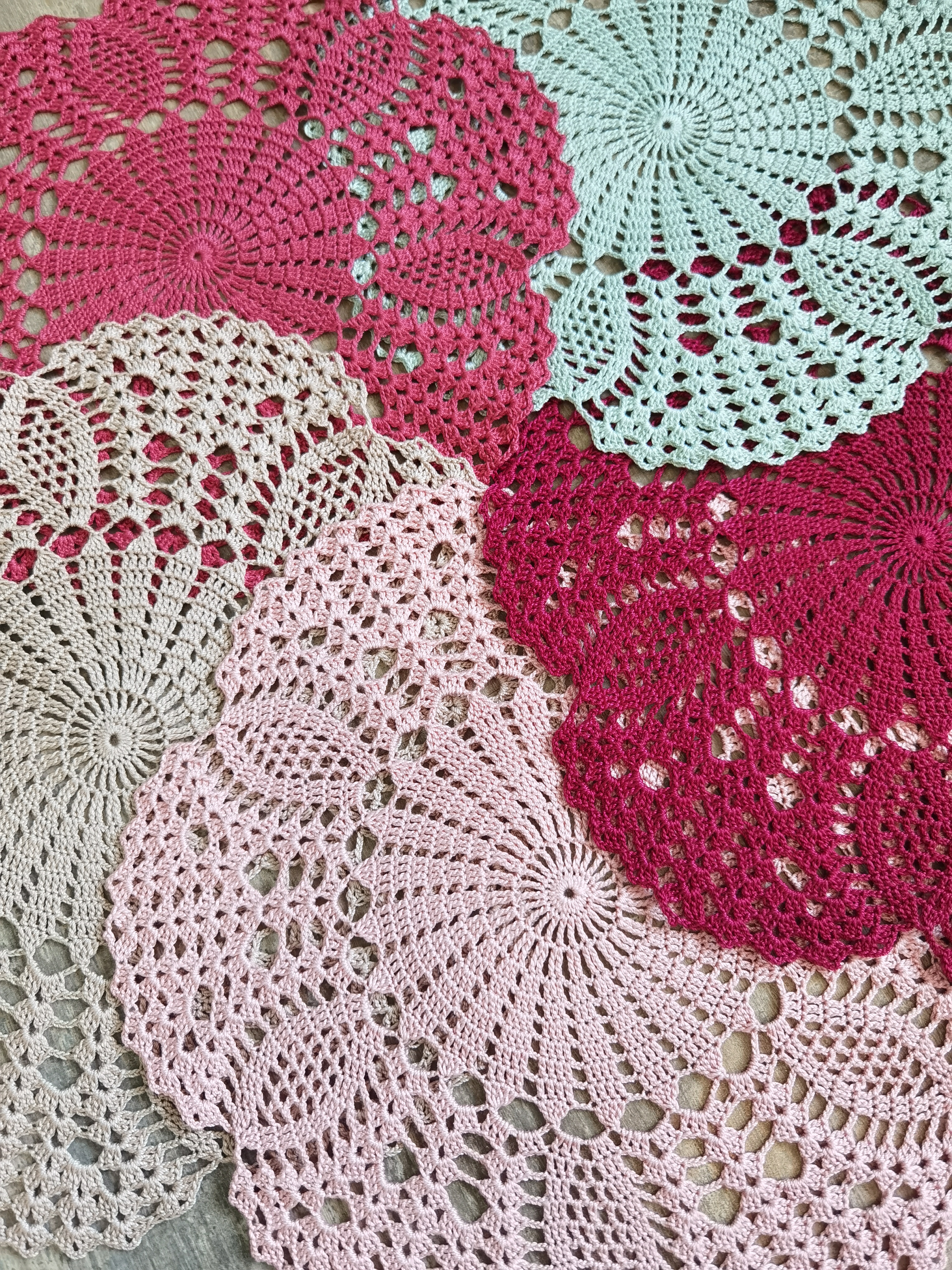 Crochet Doilies Crocheted Doily Home Decor Wedding Table Centre Piece Gift For New Homes Trendy Interior Design Details 