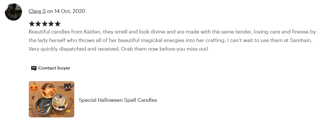 Samhain Candle Review