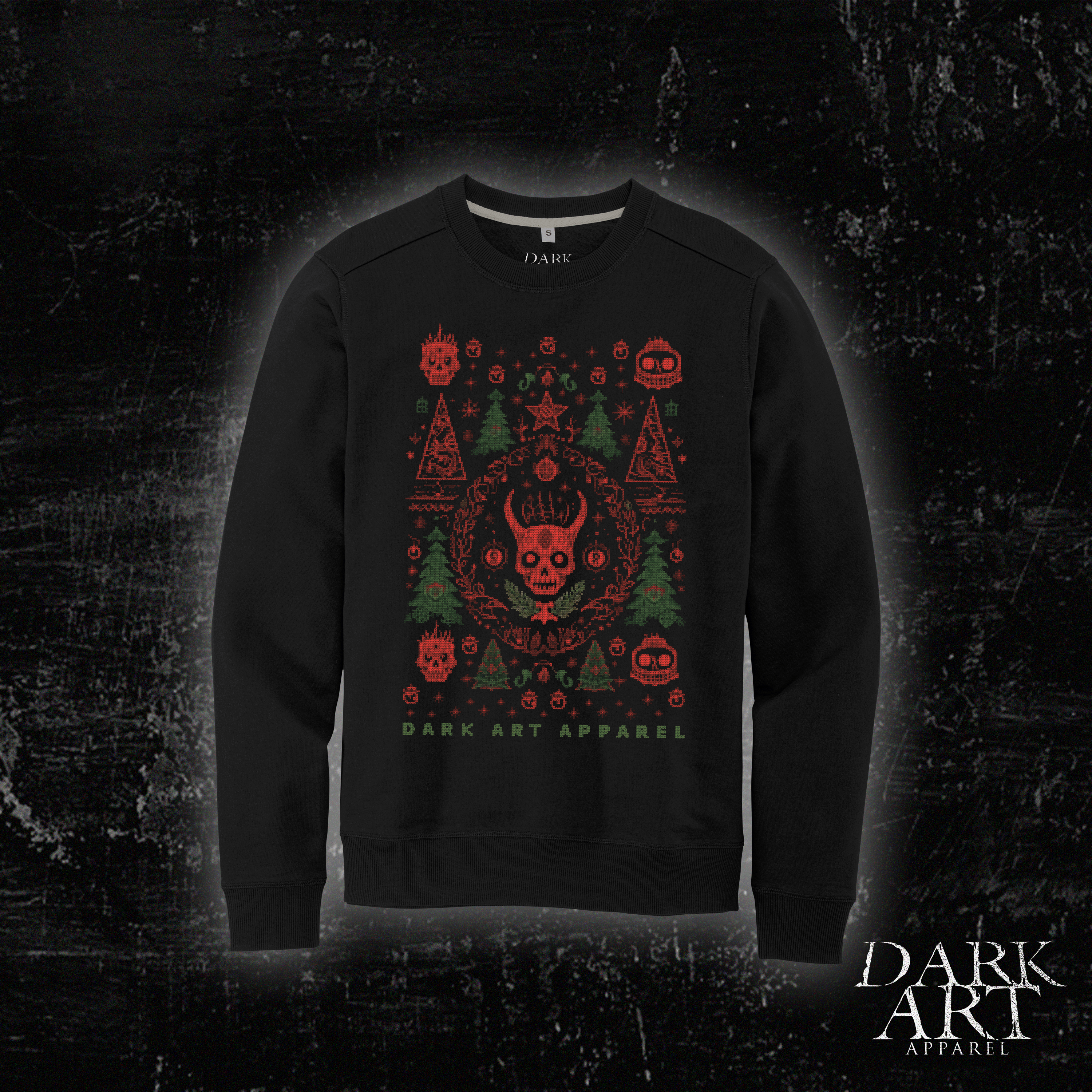 Dark Art Apparel - Ugly Christmas Sweater