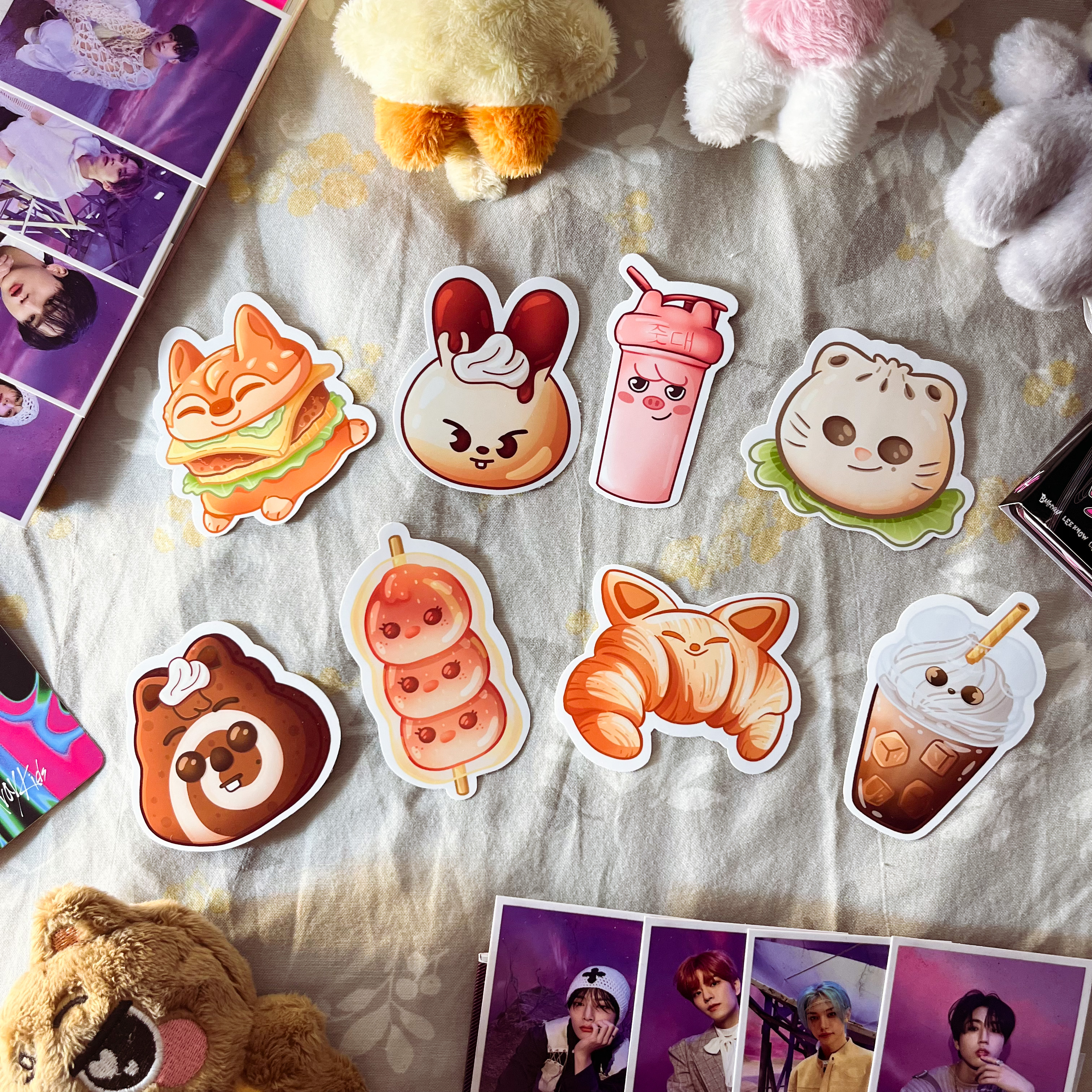 OT8 SKZOO x Food Sticker Set