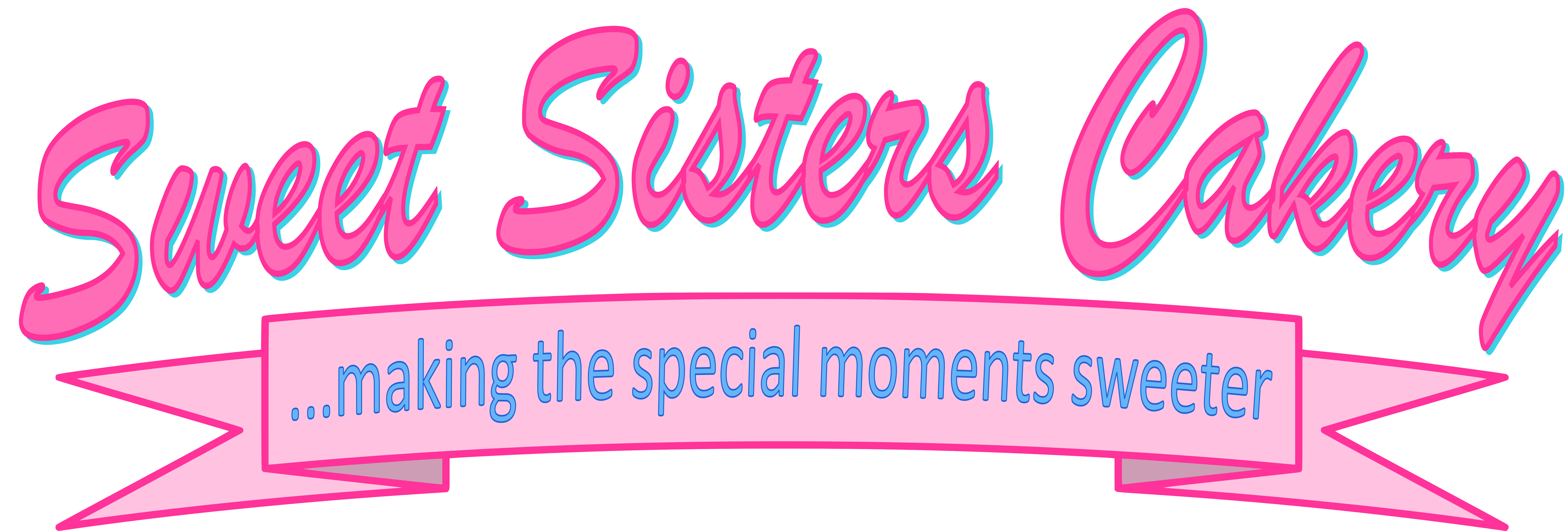 sweet sisters cakery logo making the special moments sweeter