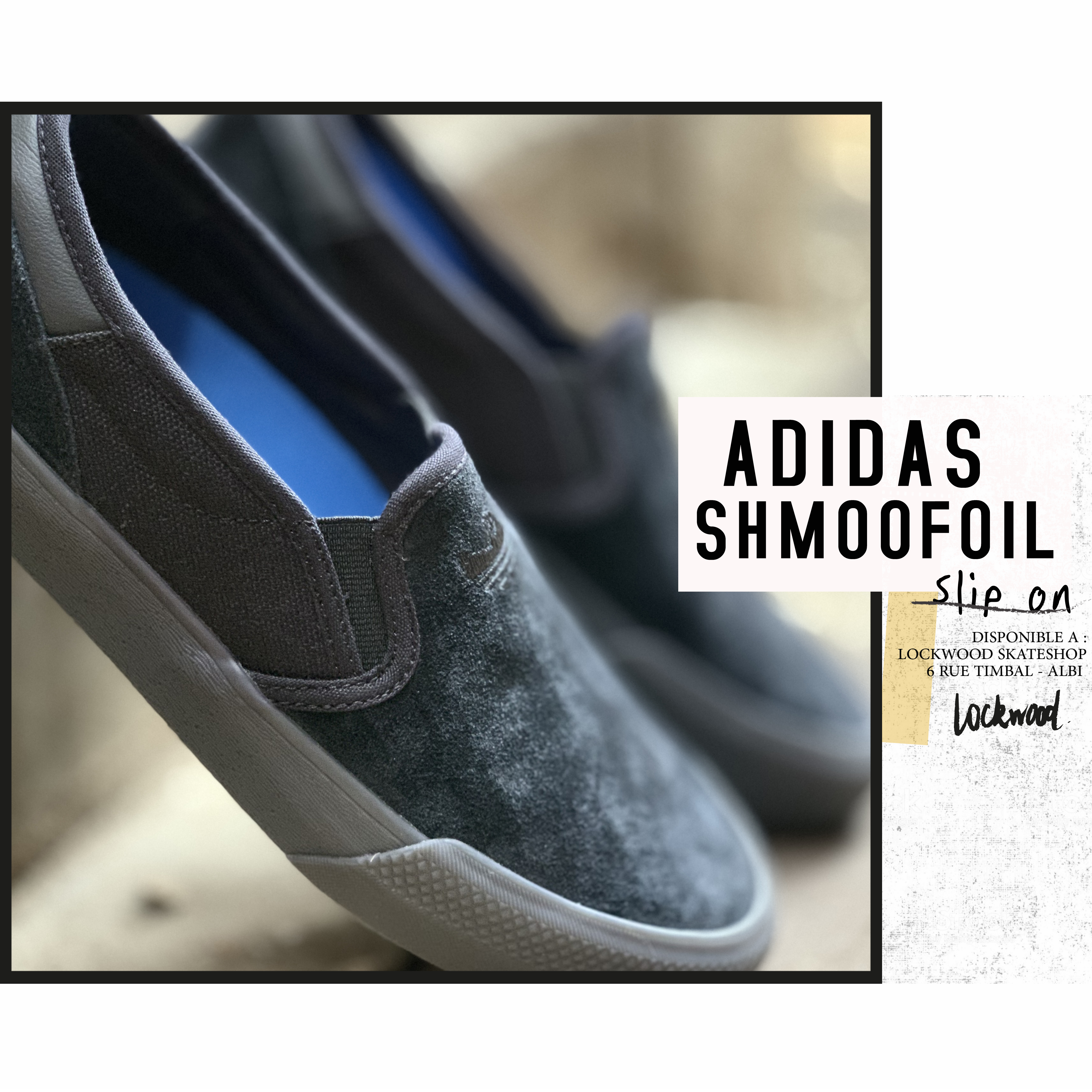 SHMOOFOIL SLIP ON ADIDAS ALBI LOCKWOOD SKATESHOP