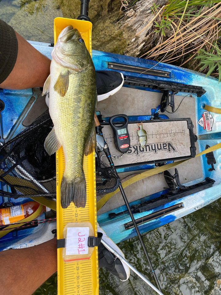 Not my PB smallie over all but definitely my best from the kayak