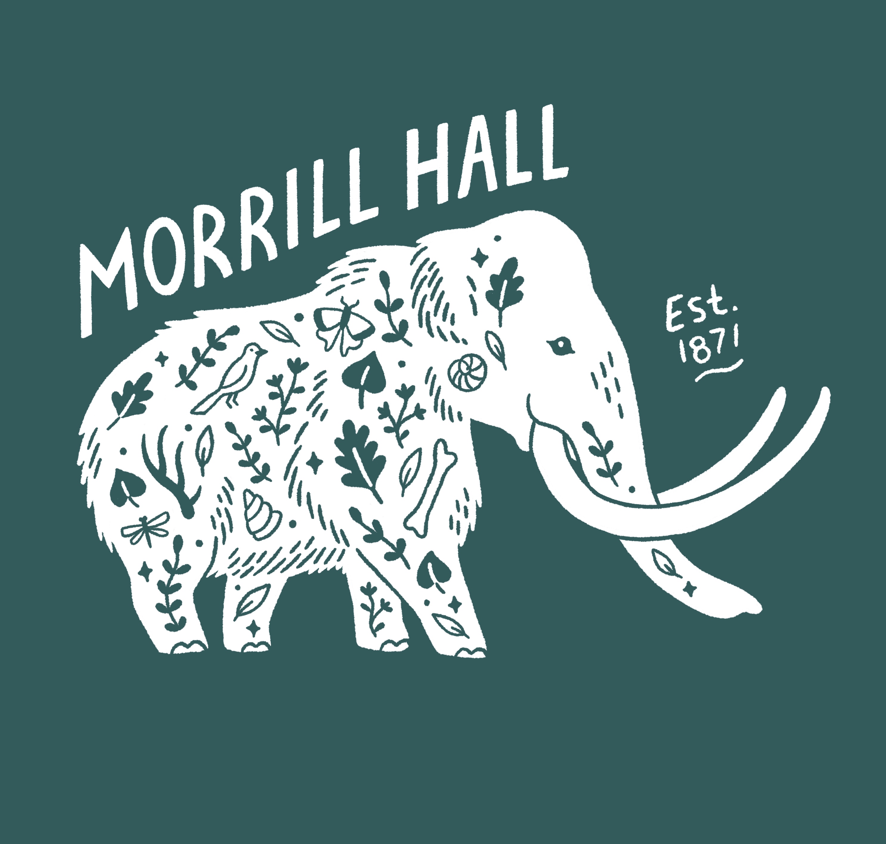 Morrill Hall mammoth design