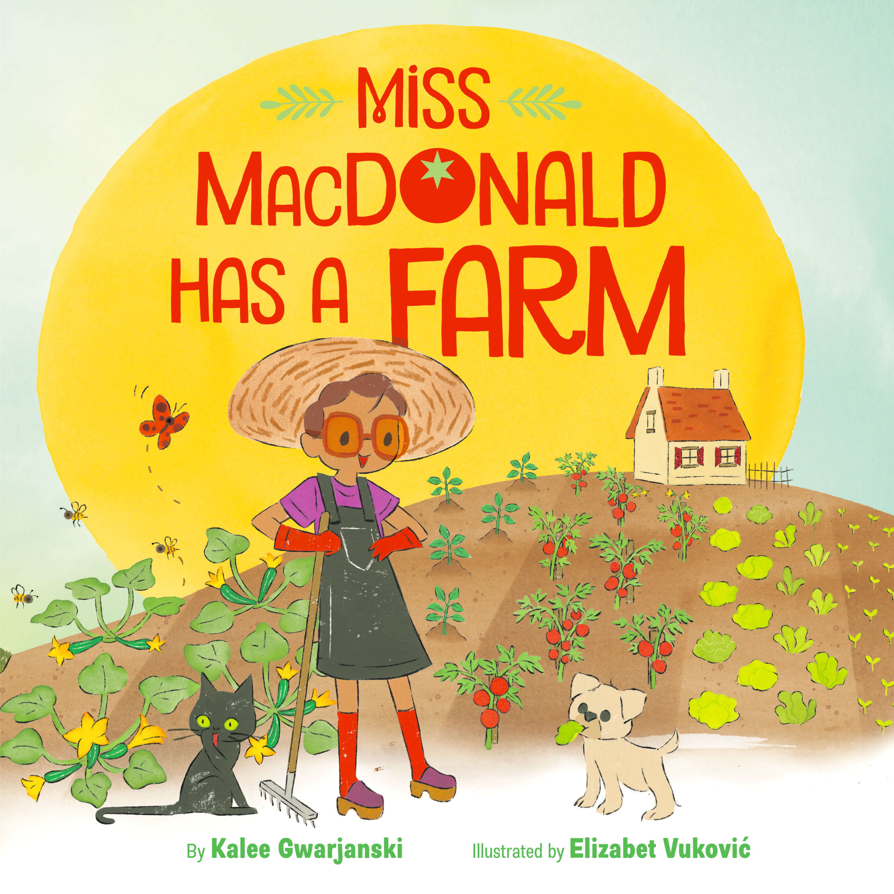 Kids gardening  picturebook Miss MacDonald Has a Farm