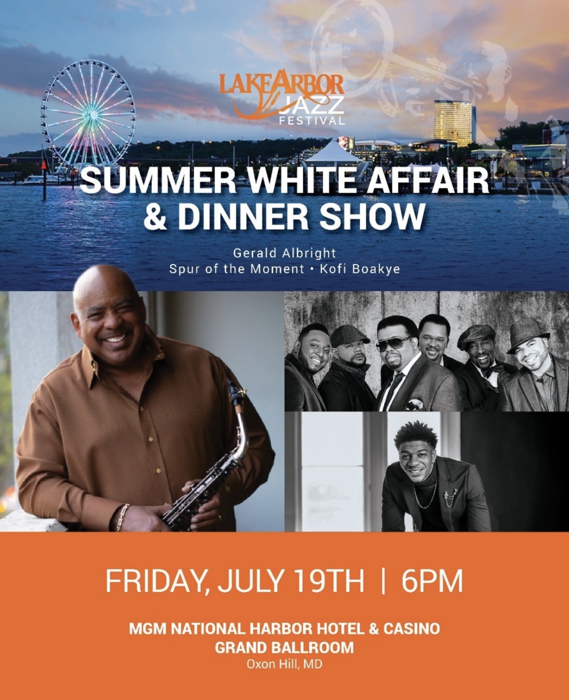 Lake Arbor Jazz Festival Summer White Affair