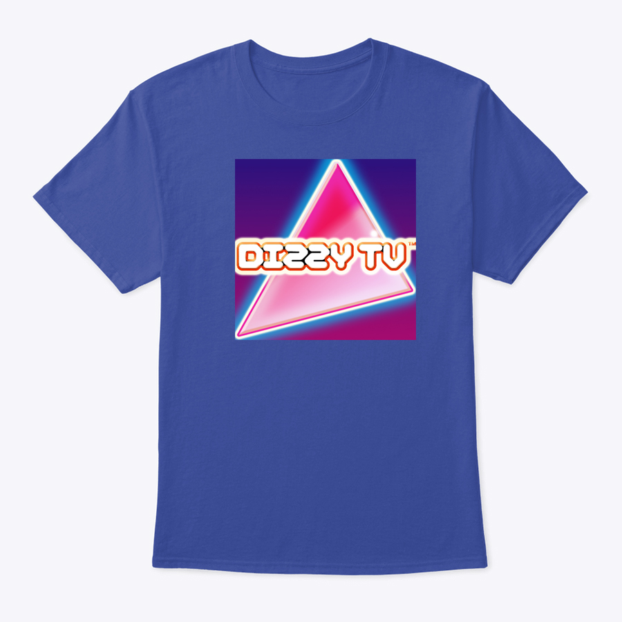 DizzyTv Vaporwave T-shirt Blue