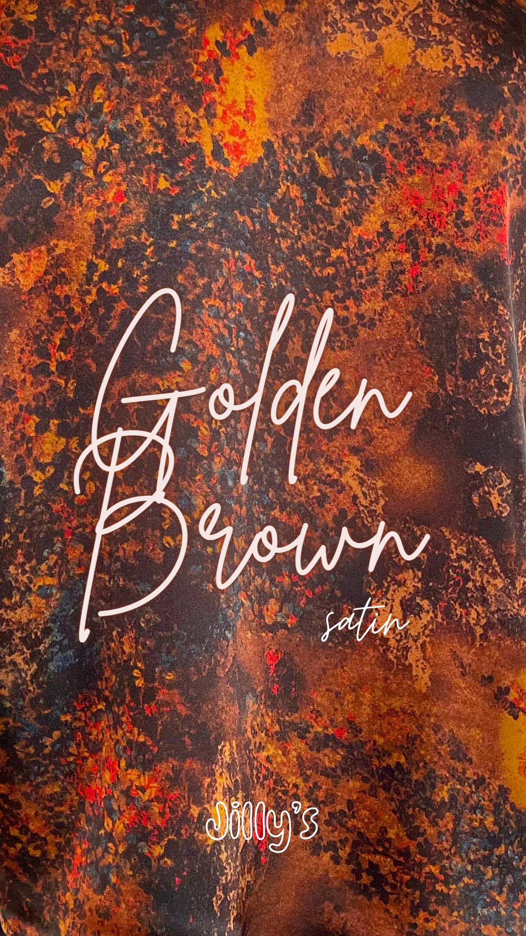 golden brown satin Jilly's fashion
