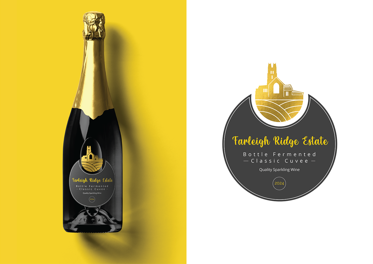 Farleigh Ridge Estate wine label design 2