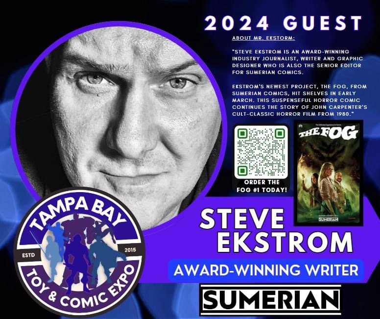 Steve Ekstrom, Guest Professional at Tampa Bay Toy & Comic Expo