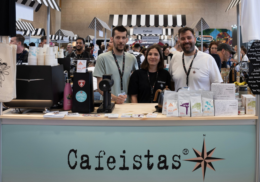 world of coffee copenhagen - cafeistas booth