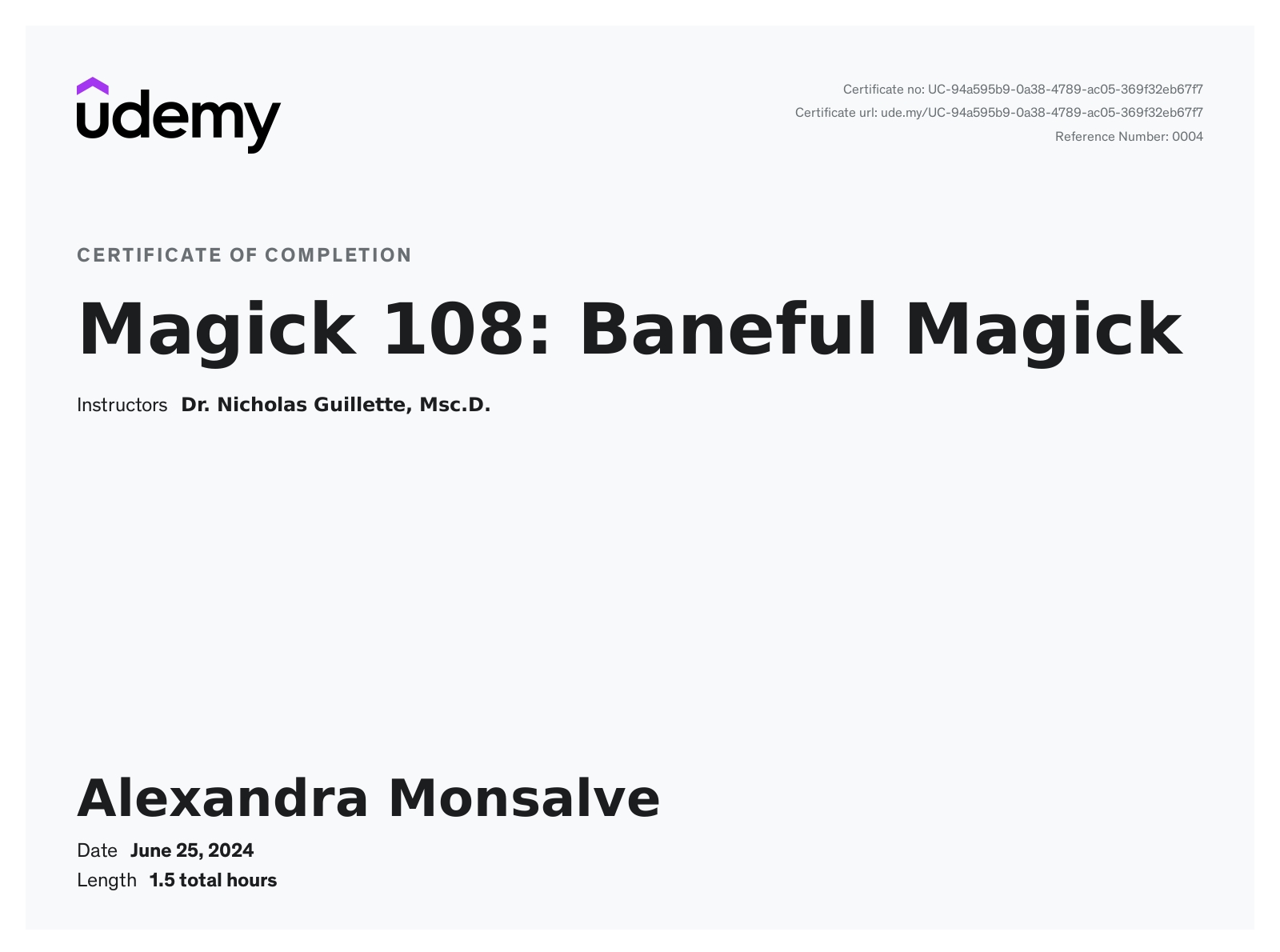 Baneful Magick Practicioner