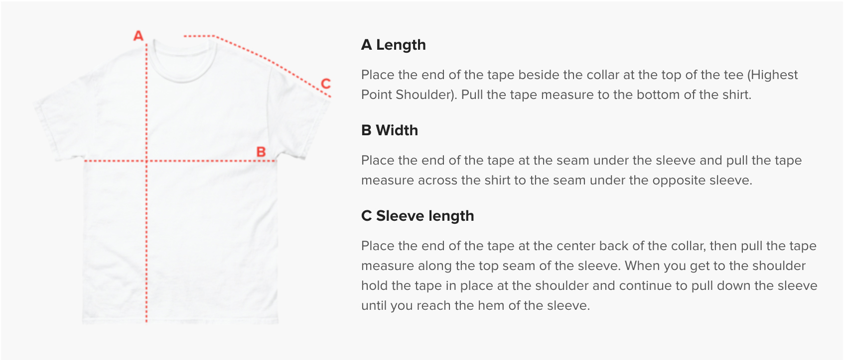 Shirt measure