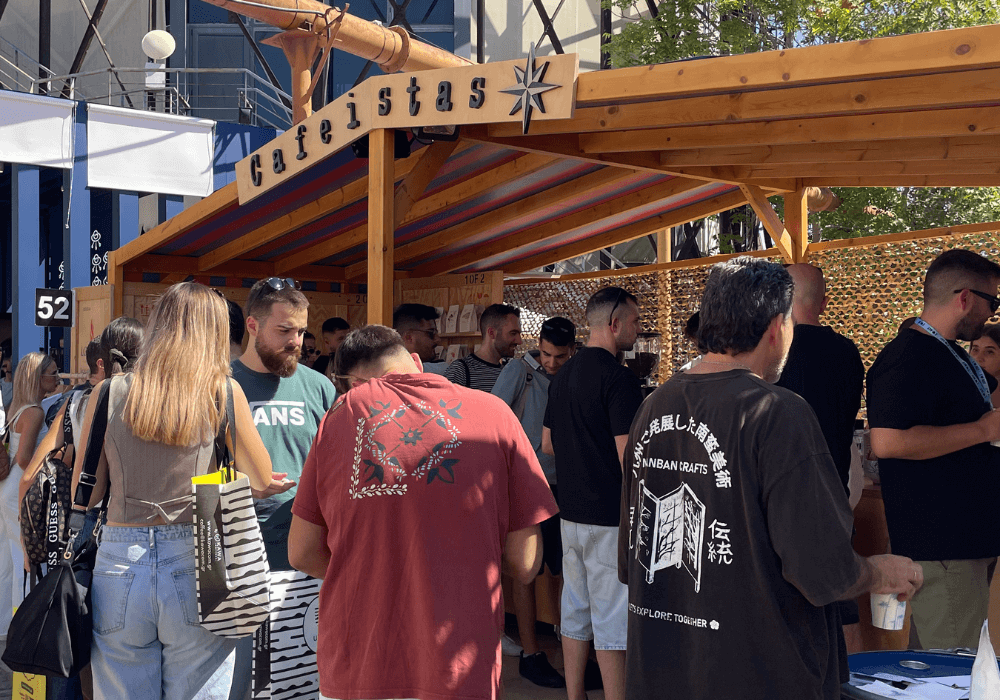 Cafeistas booth at Athens Coffee festival